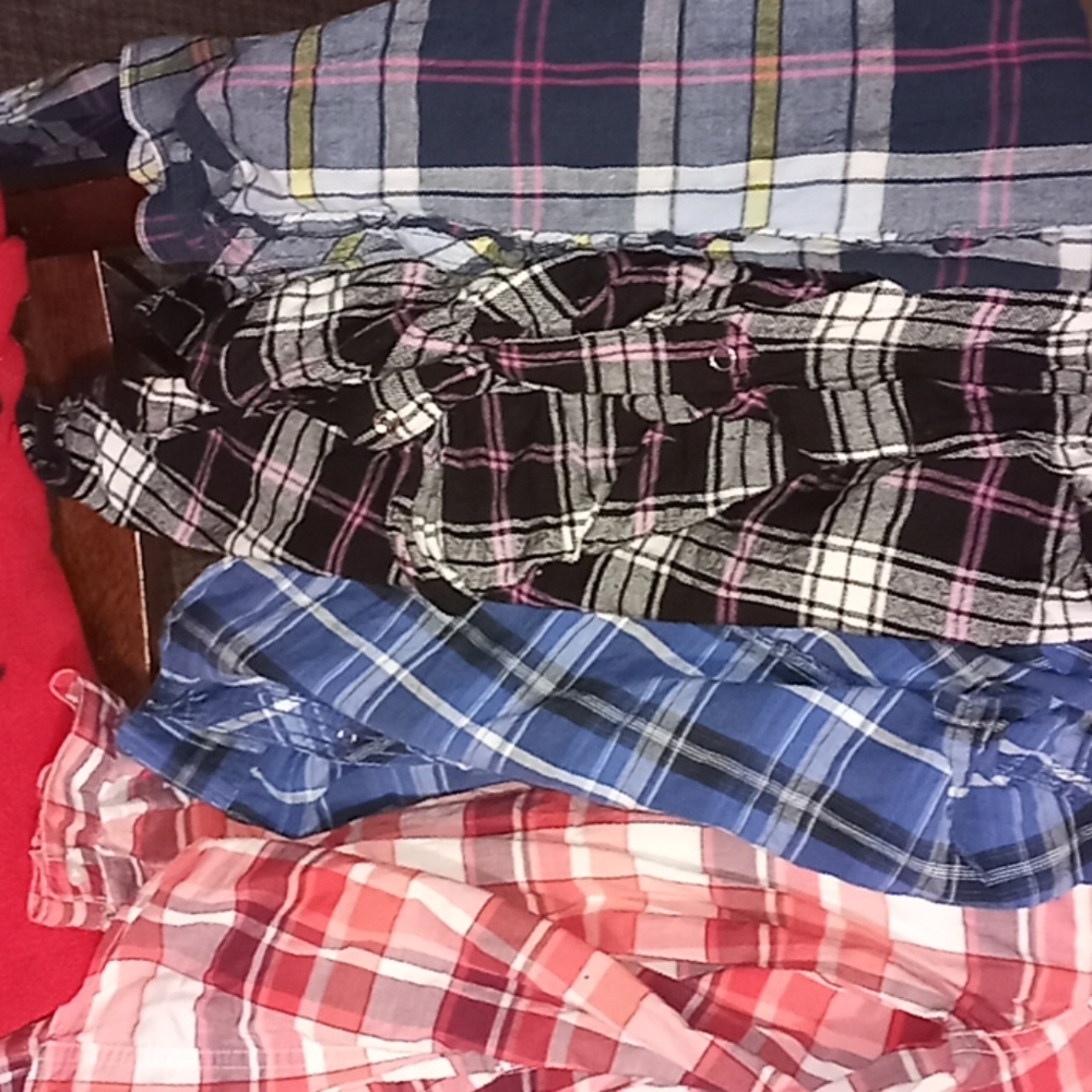4 Plaid Shirts